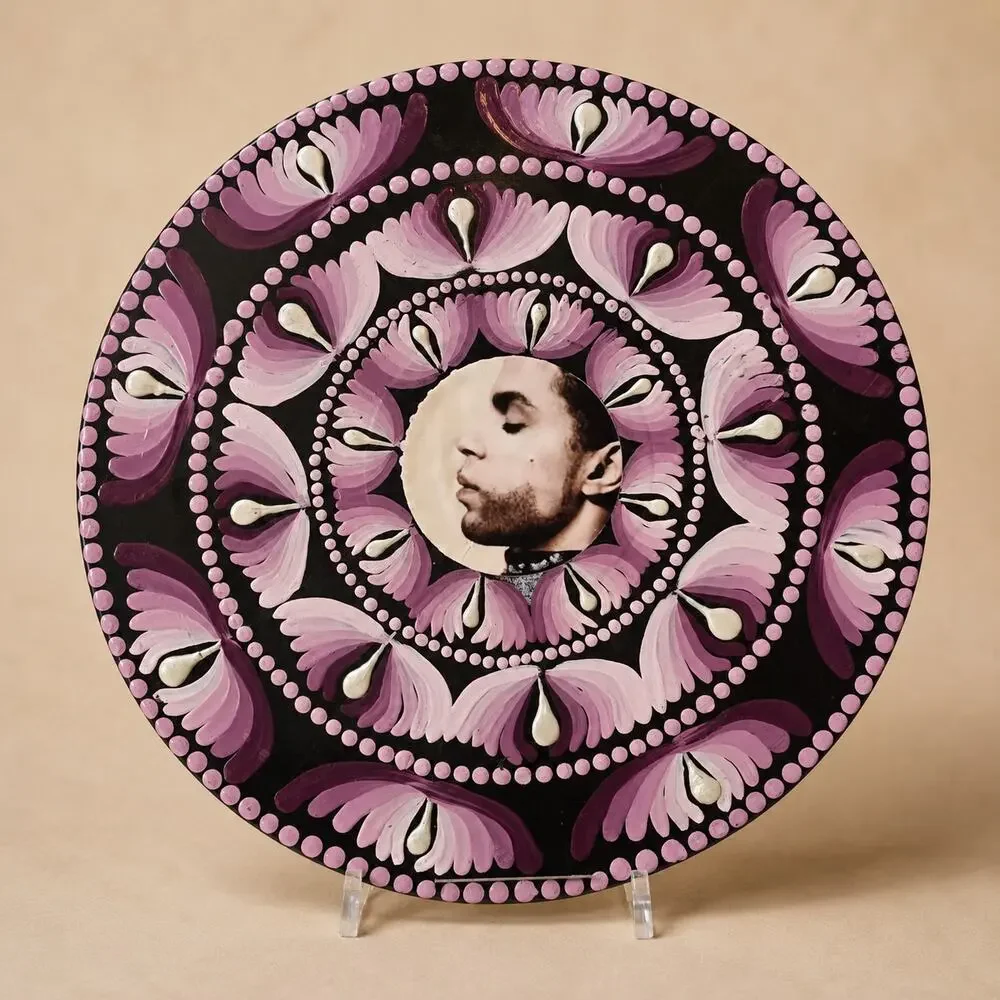 Prince 10 Inch Album Wall Art Purple Mandala Music Decor